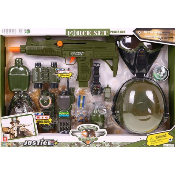 Katonai készlet jelmezzel Inlea4Fun FORCE SET