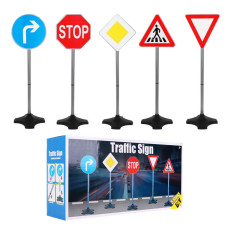 Semne de circulație pentru copii - 81 cm - Inlea4Fun TRAFFIC SIGN  - 