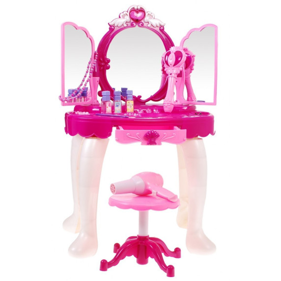 Szépítkező asztal Inlea4Fun GLAMOR MIRROR