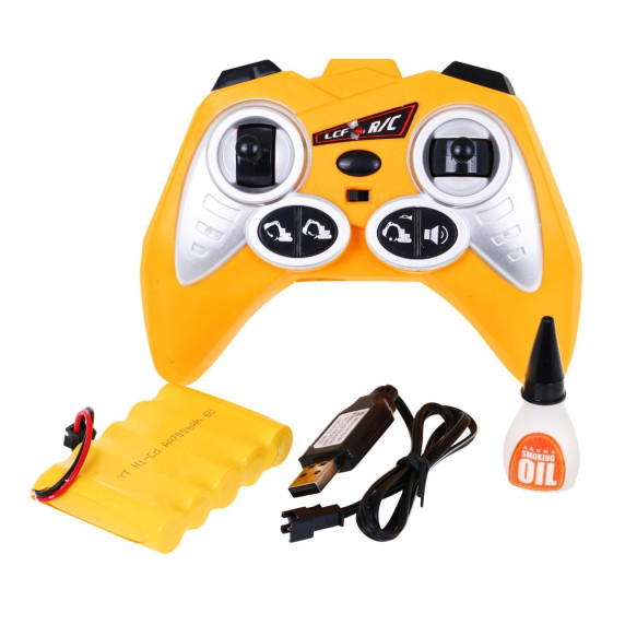 Excavator cu telecomandă - Inlea4Fun Smoke 1:16