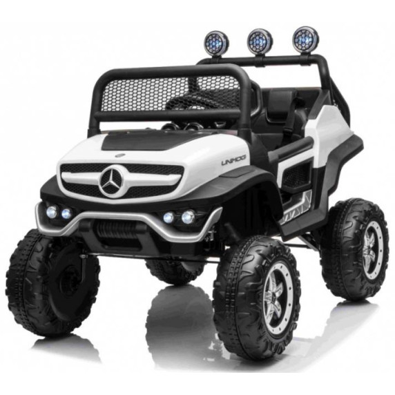 Mașină electrică - alb - Mercedes BENZ UNIMOG