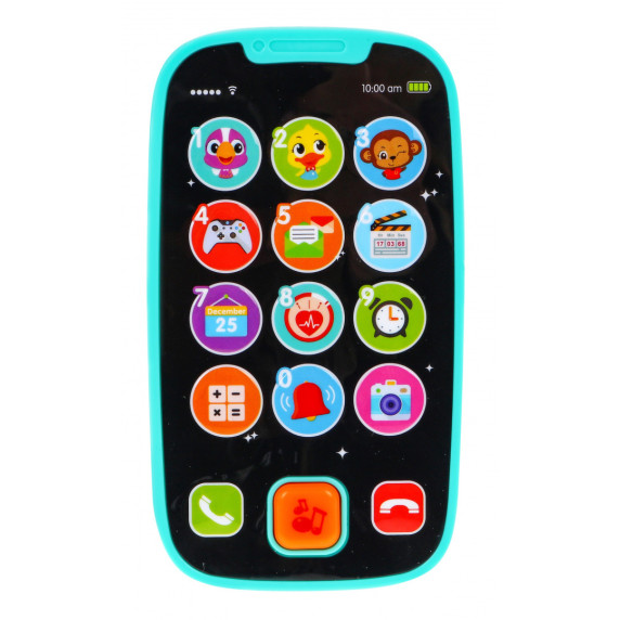 Interaktív játék telefon HOLA SmartPhone - kék