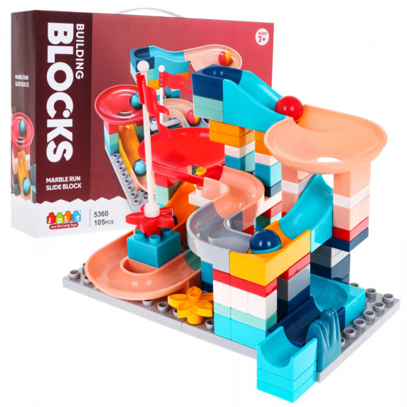Stavebnica 105 ks Inlea4Fun BUILDING BLOCKS