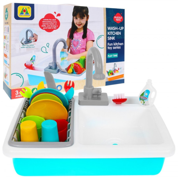 Set chiuvetă de jucărie cu accesorii - Inlea4Fun