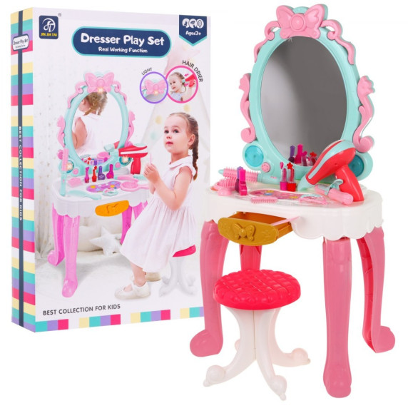 Szépítkező asztal  kiegészítőkkel Dresser Play Set