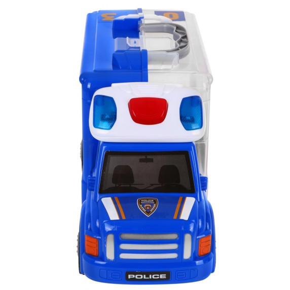 Interaktívne policajné auto s príslušenstvom v kufríku Inlea4Fun