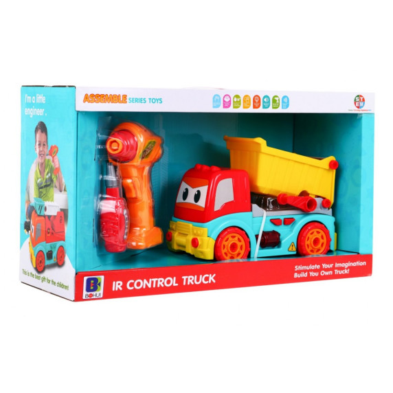 Camion demontabil cu scule, efecte sonore și luminoase Inlea4Fun