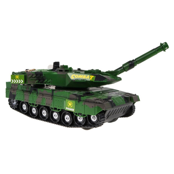 Tanc de jucărie - verde - Inlea4Fun Main Tank Combat
