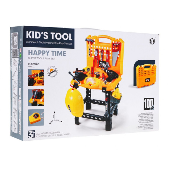 Gyerek munkaasztal szerszámokkal Inlea4Fun KID'S TOOL