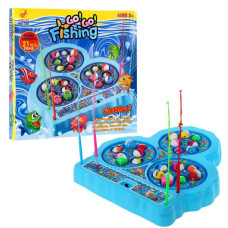 Set de pescuit pentru copii - Inlea4Fun FUNNY FISHING - albastru - 