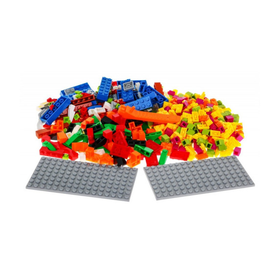 Set cuburi - 600 elemente - Inlea4Fun Building Blocks