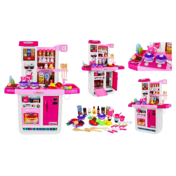 Játékkonyha kiegészítőkkel Inlea4Fun DELICOUS DRESSING - rózsaszín