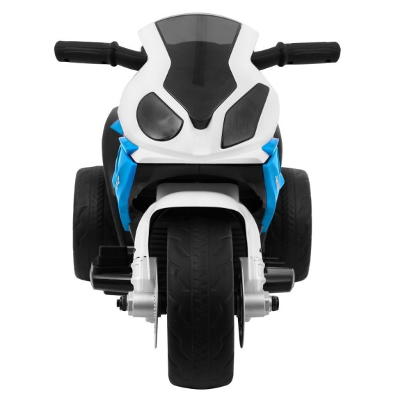 Tricicletă electrică BMW S1000 RR Mini - alb/albastru