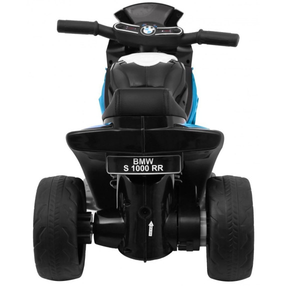 Tricicletă electrică BMW S1000 RR Mini - alb/albastru