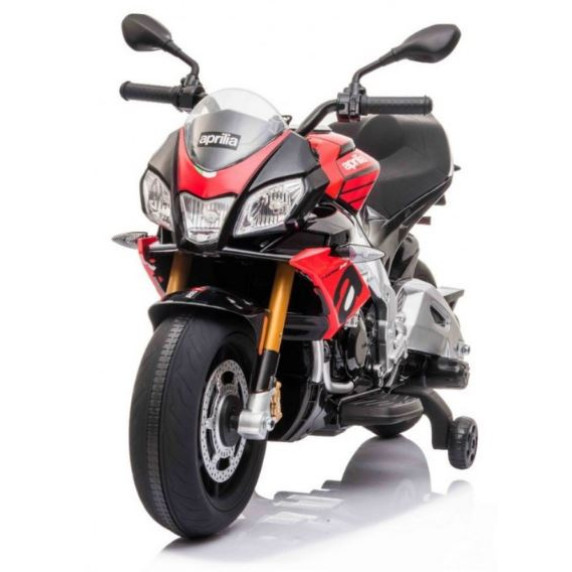 Detská elektrická motorka Aprilia Tuono V4 - červená