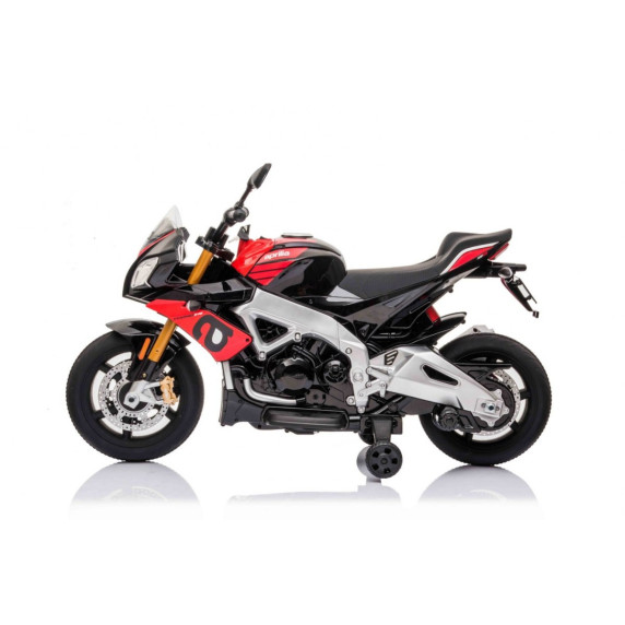 Detská elektrická motorka Aprilia Tuono V4 - červená
