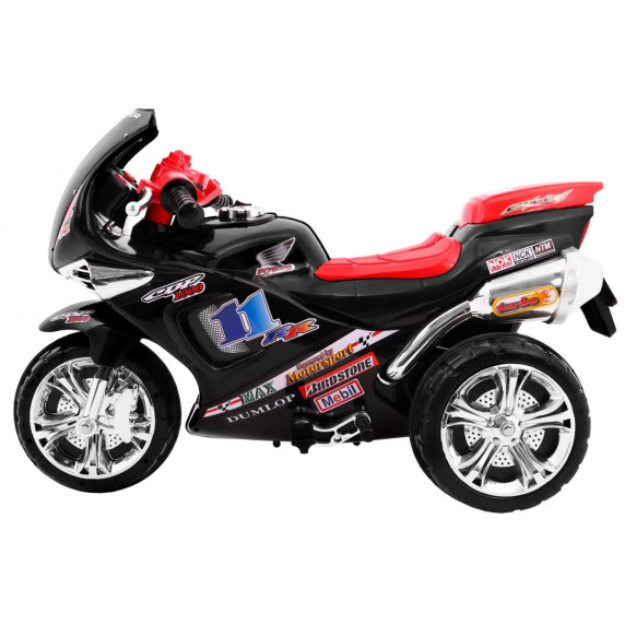 Motocicletă electrică cu 3 roți - negru - RR1000