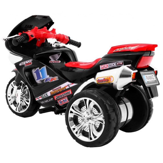 Motocicletă electrică cu 3 roți - negru - RR1000