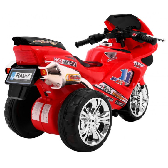 Motocicletă electrică cu 3 roți - roșu - RR1000