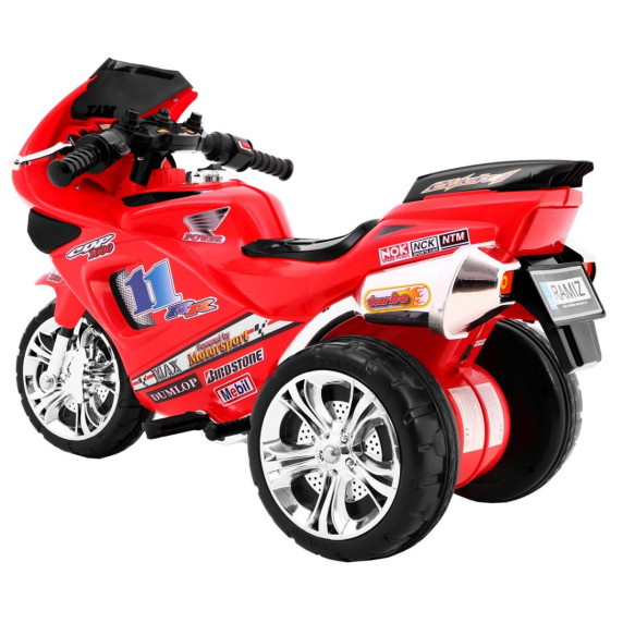 Motocicletă electrică cu 3 roți - roșu - RR1000