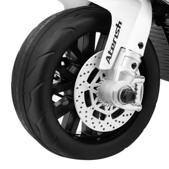 Tricicletă electrică BMW S1000 RR Mini - alb/negru