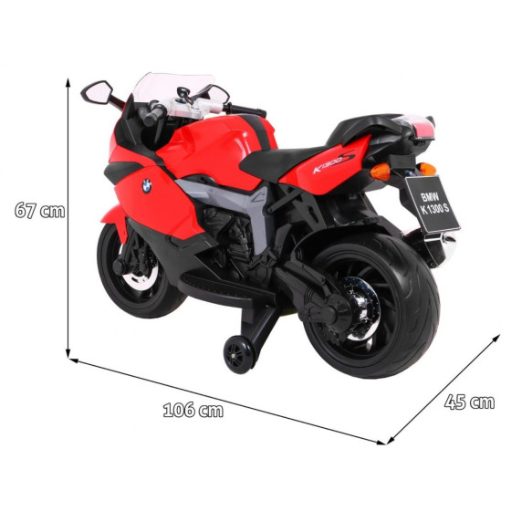 Elektromos kismotor Inlea4Fun BMW K1300S - piros