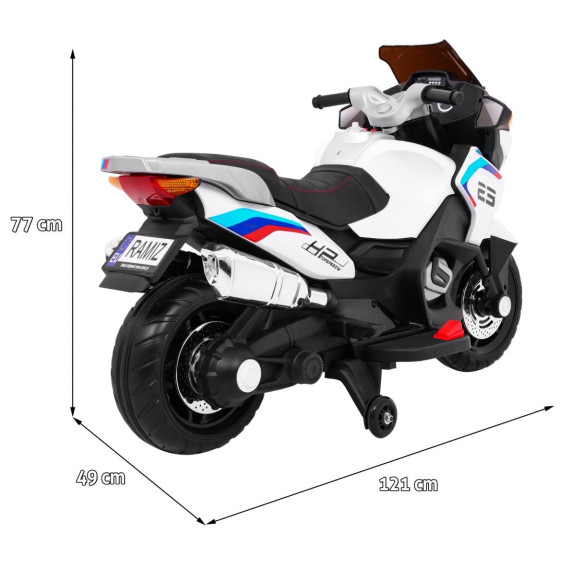 Motocicletă electrică - Inlea4Fun Sport Tourism - alb