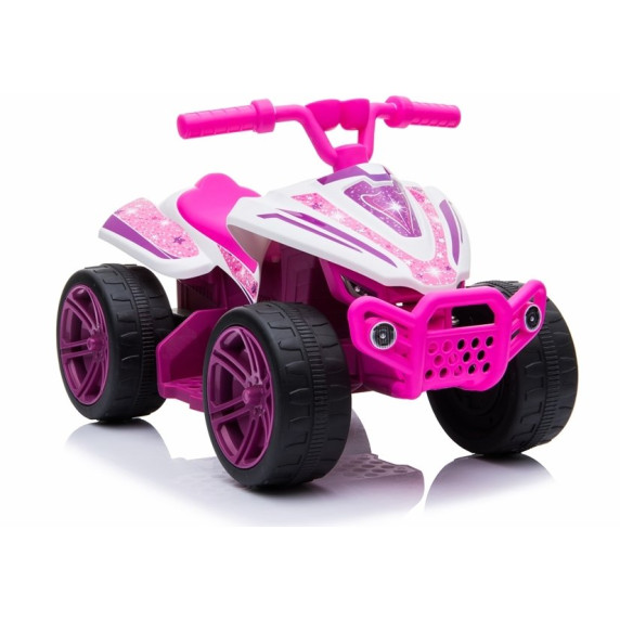 Elektromos négykerekű Inlea4Fun TR1805 Quad - fehér/rózsaszín