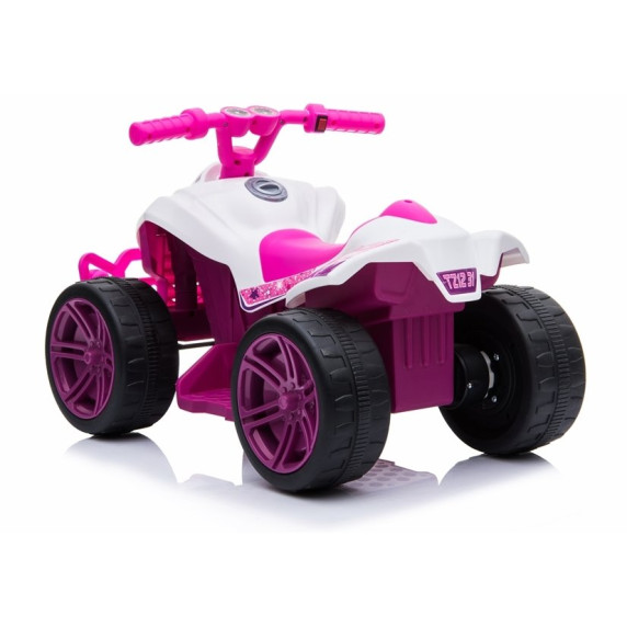 Elektromos négykerekű Inlea4Fun TR1805 Quad - fehér/rózsaszín