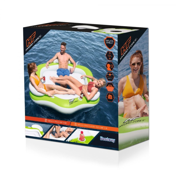 BESTWAY 43111 Felfújható úszósziget 191x178cm