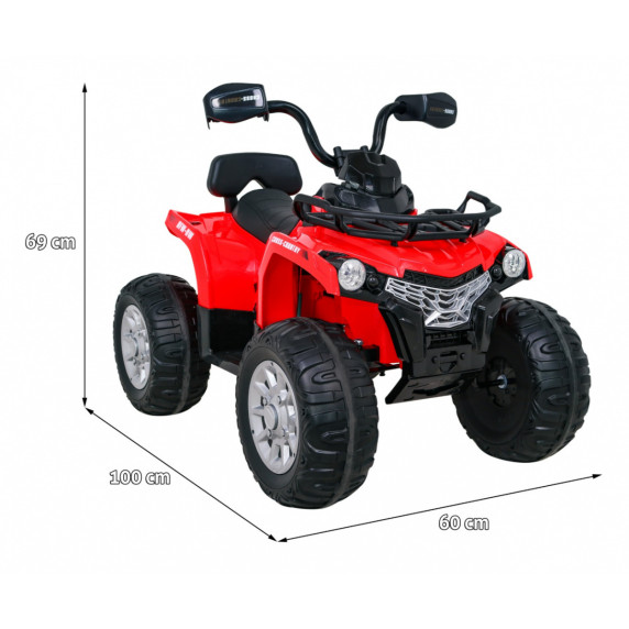 Elektromos négykerekű quad  Madman - piros