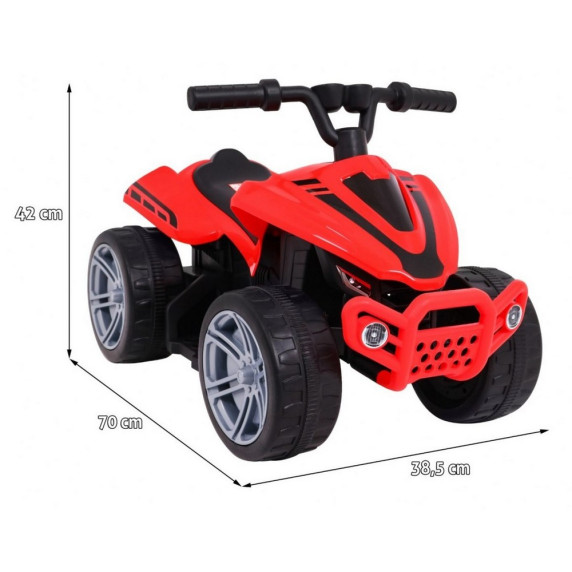 Elektromos négykerekű Inlea4Fun QUAD Little Monster - piros