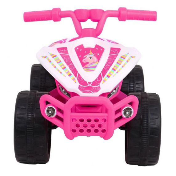 ATV electric pentru copii - Inlea4Fun QUAD Little Monster - roz