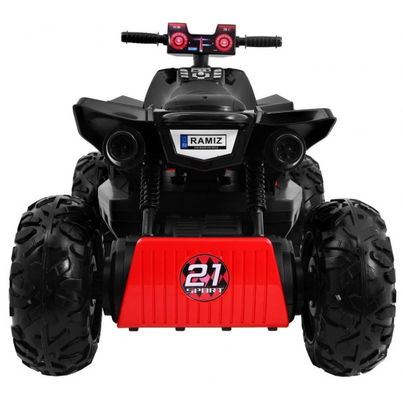 Elektromos négykerekű Inlea4Fun QUAD SPORT RUN - Fekete