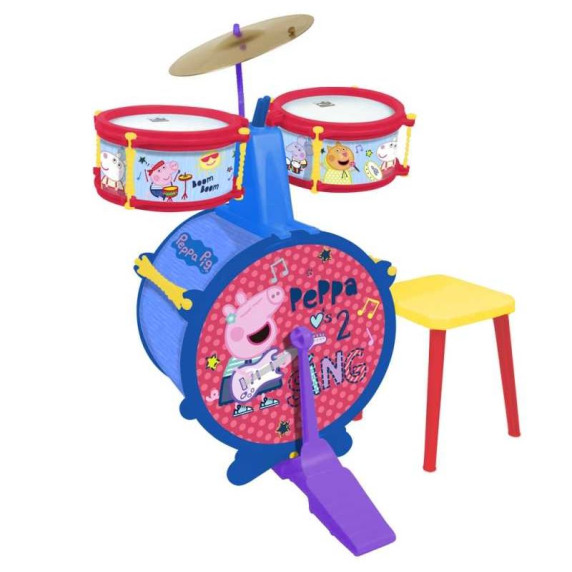 Bubnový set so sedlom REIG Peppa Pig 2323