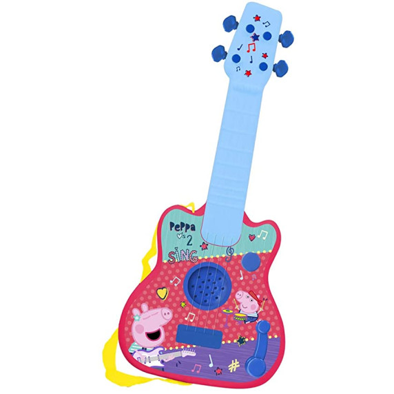 Elektromos játék gitár 4 húros REIG Peppa malac 