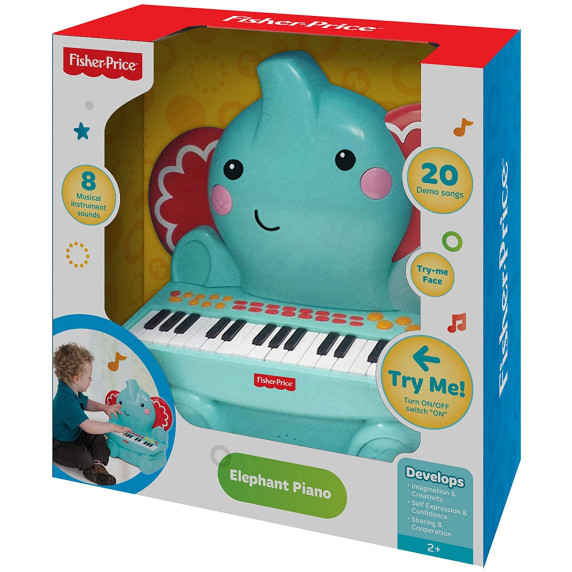 Elefánt szintetizátor 25 billentyűvel FISHER PRICE 