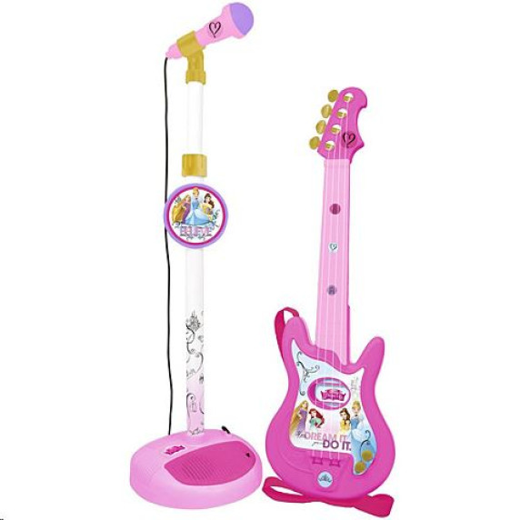 Gitara s mikrofónom a stojanom REIG Disney Princess 5279