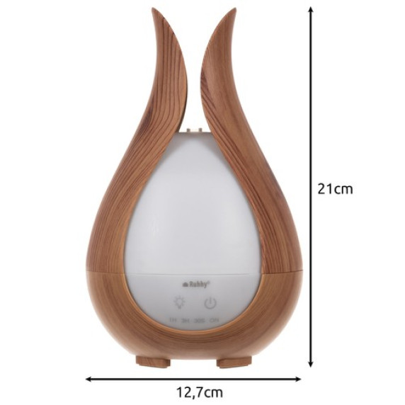 Aromaterápiás diffúzor, párásító LED világítással 200 ml RUHHY 24610