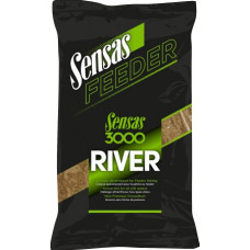 Amestec hrană pentru pești - 3000 Feeder River 1 kg - Sensas 43729 - 