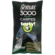 Amestec hrană pentru pescuit crap 3000 - 1 kg -Tasty Garlic, usturoi - Sensas 40722 - 