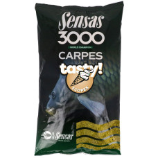 Amestec hrană pentru pescuit crap 3000 - 1 kg - Tasty Scopex - Sensas 40759 - 