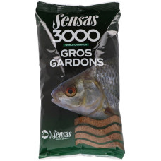 Amestec hrană pentru pești - 3000 Gros Gardons 1 kg - Sensas 00891 - 