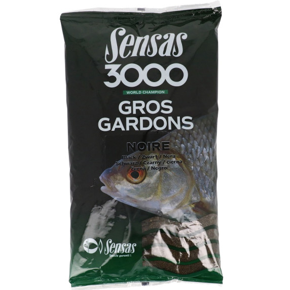 Takarmánykeverék 3000 Gros Gardons Noir 1 kg Sensas 00232