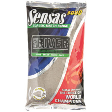 Amestec hrană pentru pești - Feed mix 3000 UK River Black - 1 kg - Sensas  - 