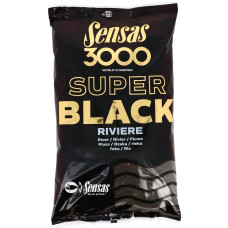 Amestec hrană pentru pești - Feed mix 3000 Super Black River - 1 kg - Sensas 11612 - 