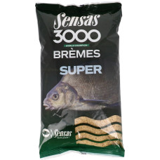 Amestec hrană pentru pești - 3000 Super Bremes - 1 kg - Sensas 09061 - 