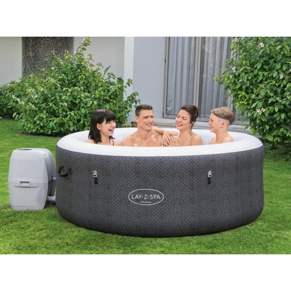Piscină hidromasaj gonflabilă - 180x66 cm BESTWAY 60035 Lay-Z Spa - Havana