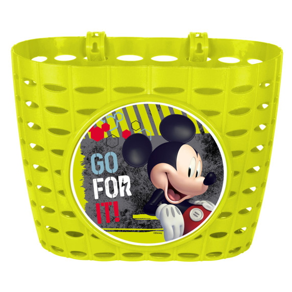 Košík na bicykel Mickey Mouse - zelený