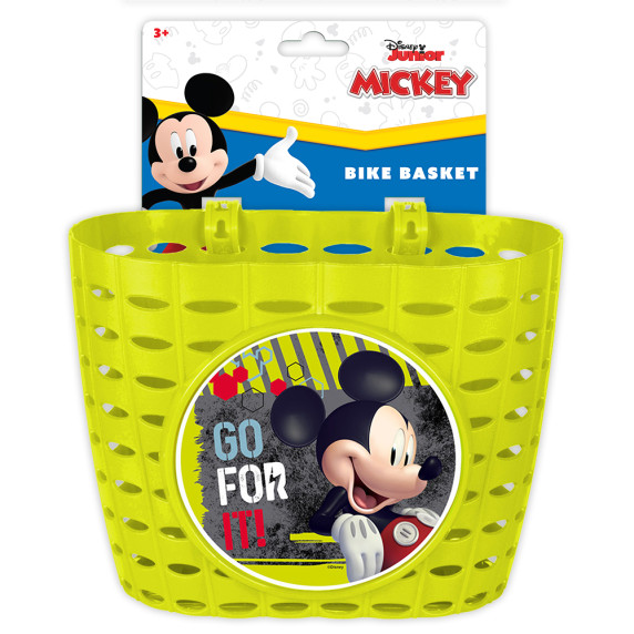 Košík na bicykel Mickey Mouse - zelený